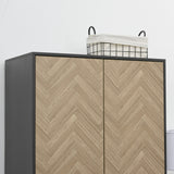 Wooden Wardrobe 90cm Wide With 2 Doors And 2 Drawers - Velmora
