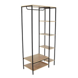 Wooden Wardrobe Open 90cm Wide - Kelly