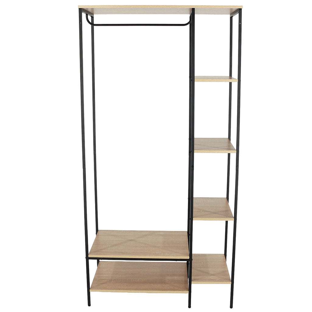 Wooden Wardrobe Open 90cm Wide - Kelly