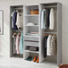 Wooden Wardrobe 179cm Wide Open With 2 Drawers - Granby