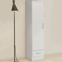 Wooden Wardrobe With 1 Door And 1 Drawer - Nevada