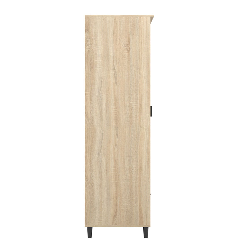 Wooden Wardrobe With 1 Door And 1 Drawer - Stockholm