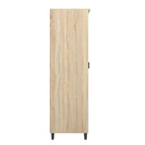 Wooden Wardrobe With 1 Door And 1 Drawer - Stockholm