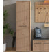 Wooden Wardrobe 54.5cm Wide With 1 Door - Lititz