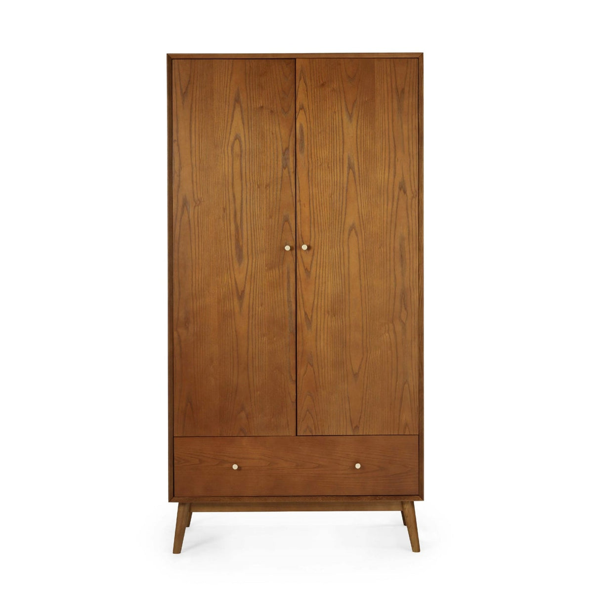 Wooden Wardrobe With 2 Door And 1 Drawer - Lowry