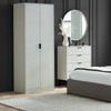 Wooden Wardrobe With 2 Doors - Alba