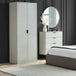 Wooden Wardrobe With 2 Doors - Alba
