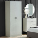 Wooden Wardrobe With 2 Doors - Alba