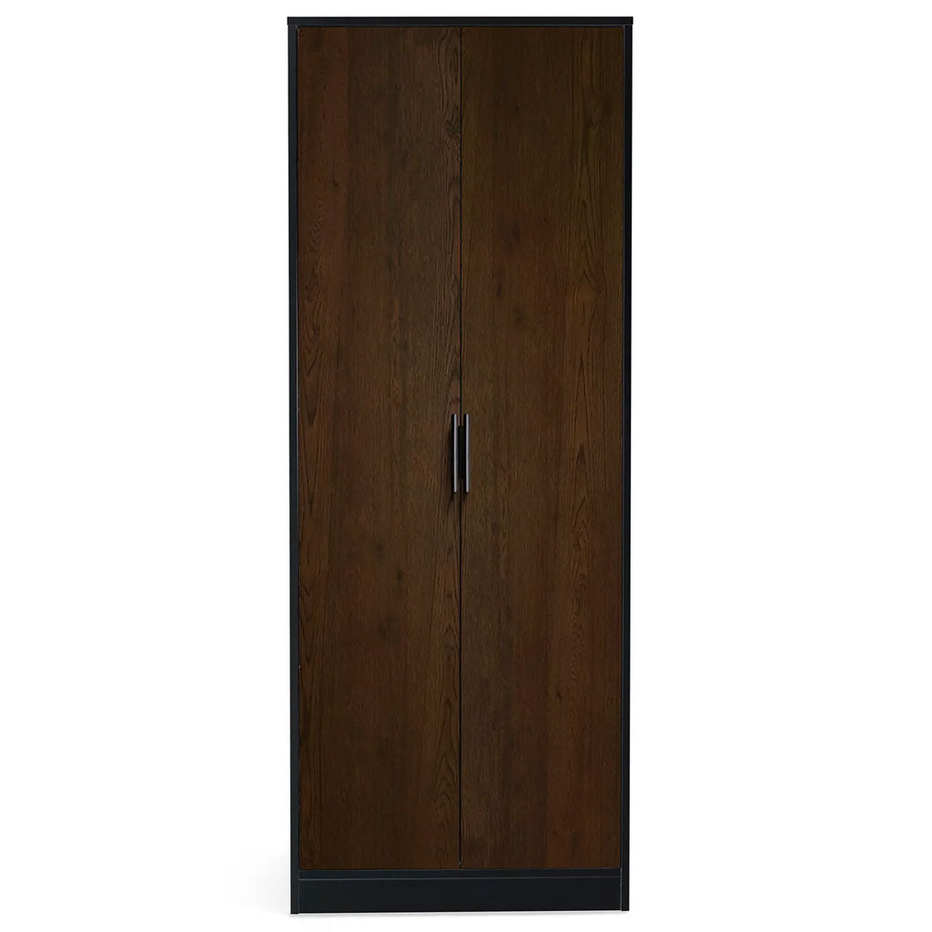 Wooden Wardrobe With 2 Doors - Alba