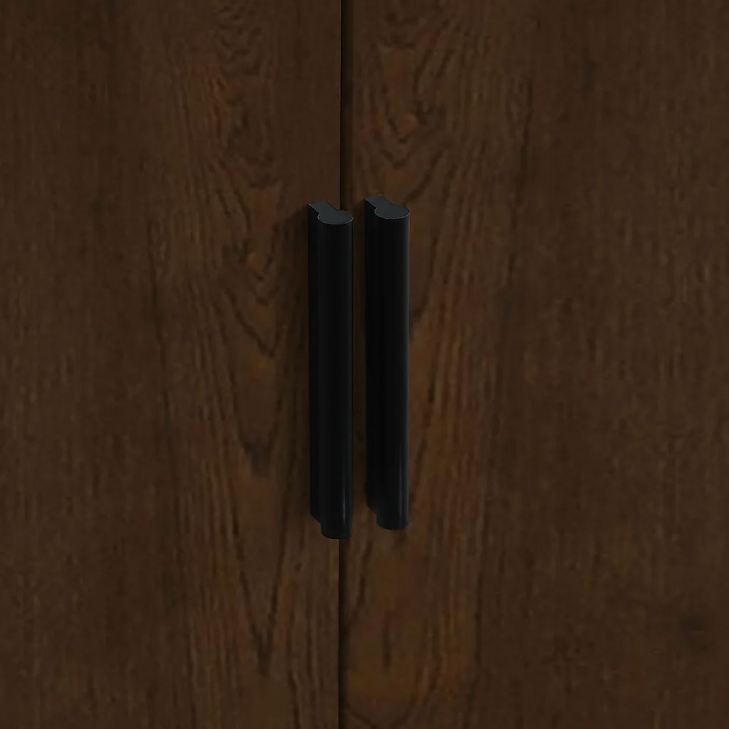 Wooden Wardrobe With 2 Doors - Alba