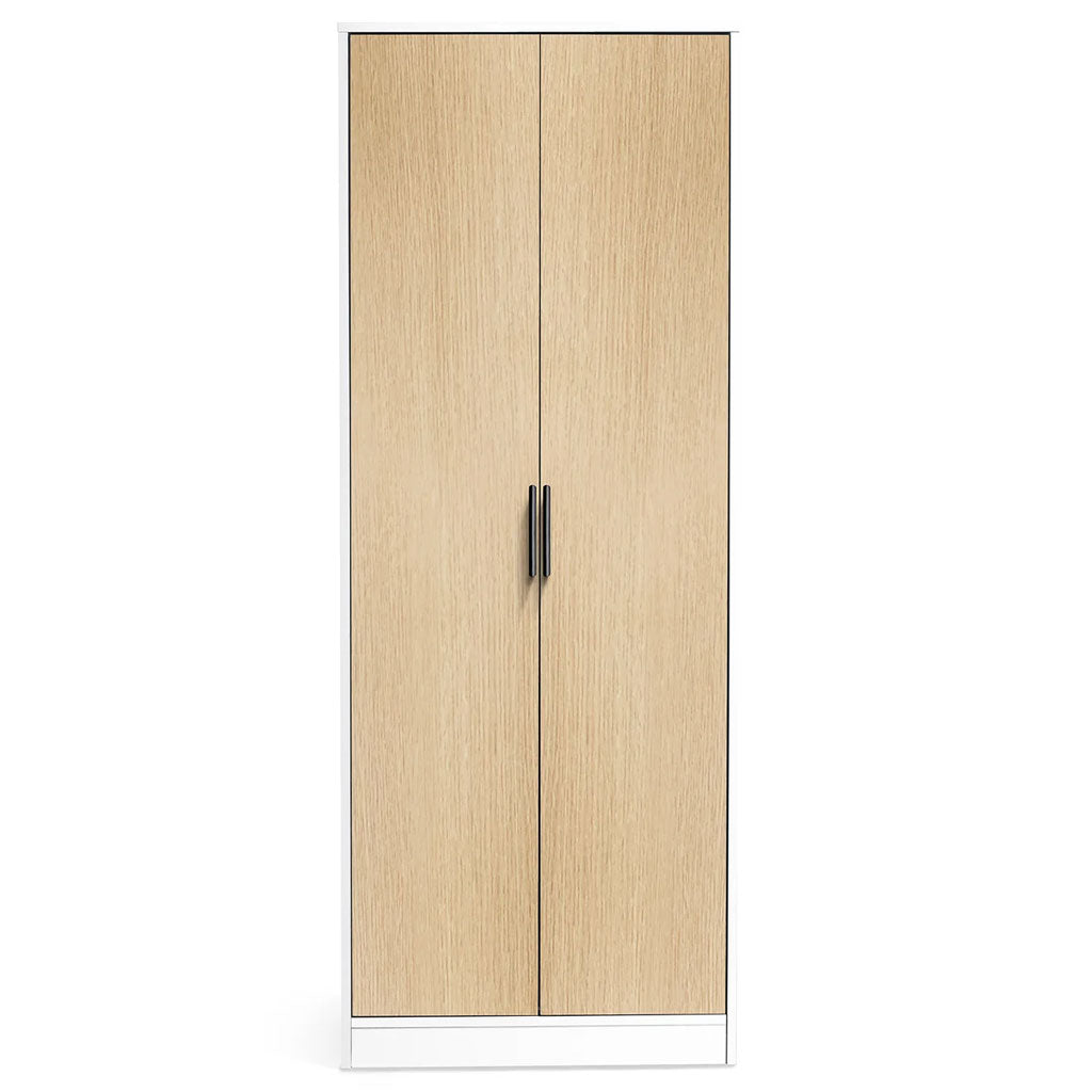 Wooden Wardrobe With 2 Doors - Alba