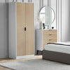 Wooden Wardrobe With 2 Doors - Alba
