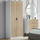Wooden Wardrobe With 2 Doors - Alba