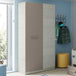 Wooden Wardrobe 90cm Wide With 2 Doors - Amarillo