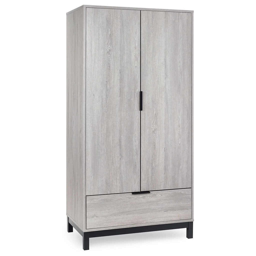 Wooden Wardrobe With 2 Doors And 1 Drawer - Bali