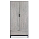 Wooden Wardrobe With 2 Doors And 1 Drawer - Bali