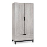 Wooden Wardrobe With 2 Doors And 1 Drawer - Bali