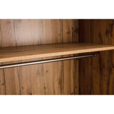 Wooden Wardrobe With 2 Doors And 1 Drawer - Bali