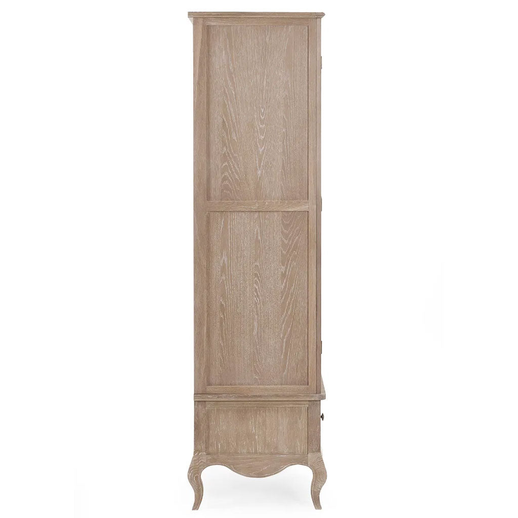 Wooden Wardrobe With 2 Doors And 1 Drawer - Camille