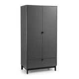 Wooden Wardrobe With 2 Doors And 1 Drawer - Chloe
