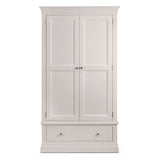 Wooden Wardrobe With 2 Doors And 1 Drawer - Clermont