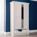 Wooden Wardrobe With 2 Doors And 1 Drawer - Clermont