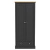 Wooden Wardrobe With 2 Doors And 1 Drawer - Devon