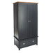 Wooden Wardrobe With 2 Doors And 1 Drawer - Dunkeld