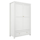 Wooden Wardrobe With 2 Doors And 1 Drawer - Ives