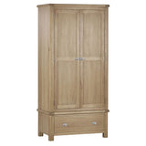 Wooden Wardrobe With 2 Doors And 1 Drawer - Memphis