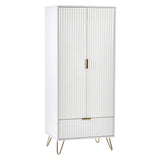 Wooden Wardrobe With 2 Doors And 1 Drawer - Murano