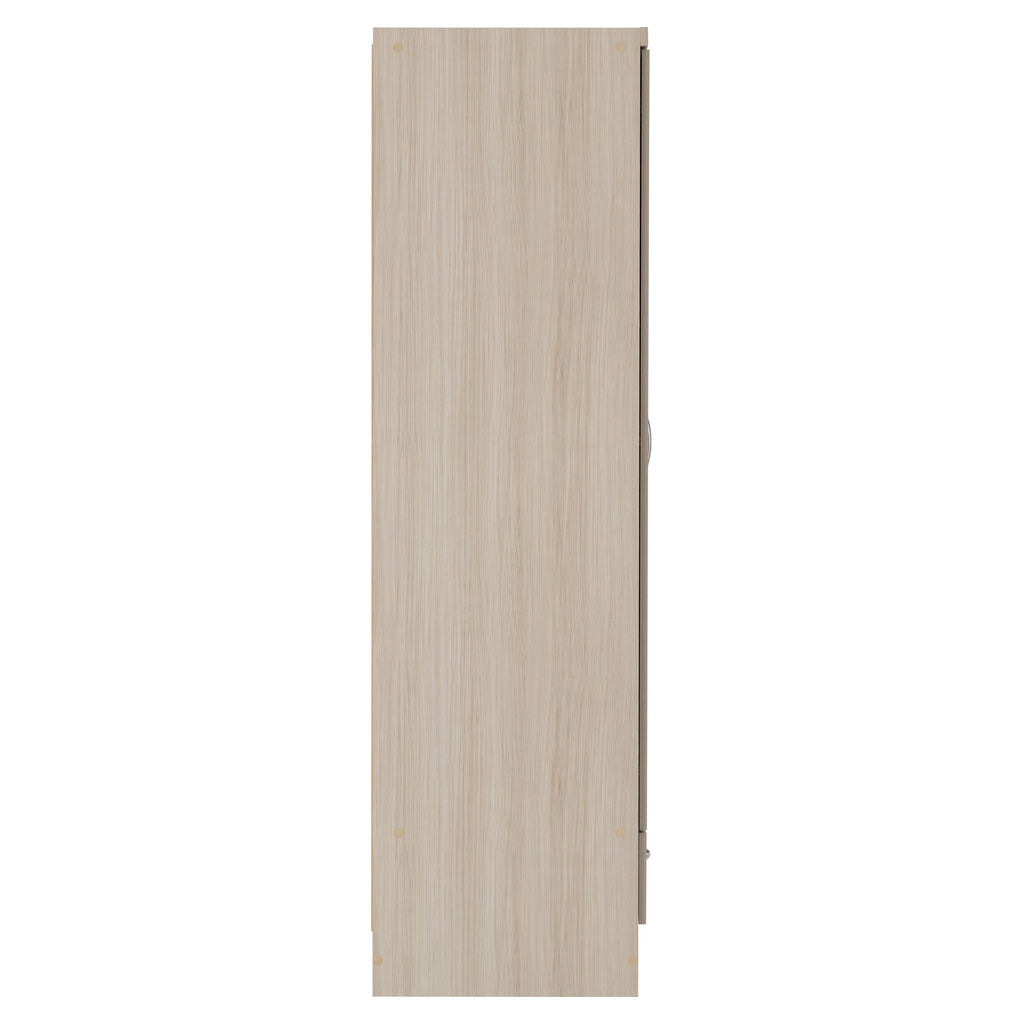 Wooden Wardrobe With 2 Doors And 1 Drawer - Nevada