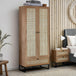 Wooden Wardrobe With 2 Doors And 1 Drawer - Padstow
