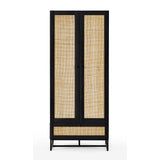 Wooden Wardrobe With 2 Doors And 1 Drawer - Padstow