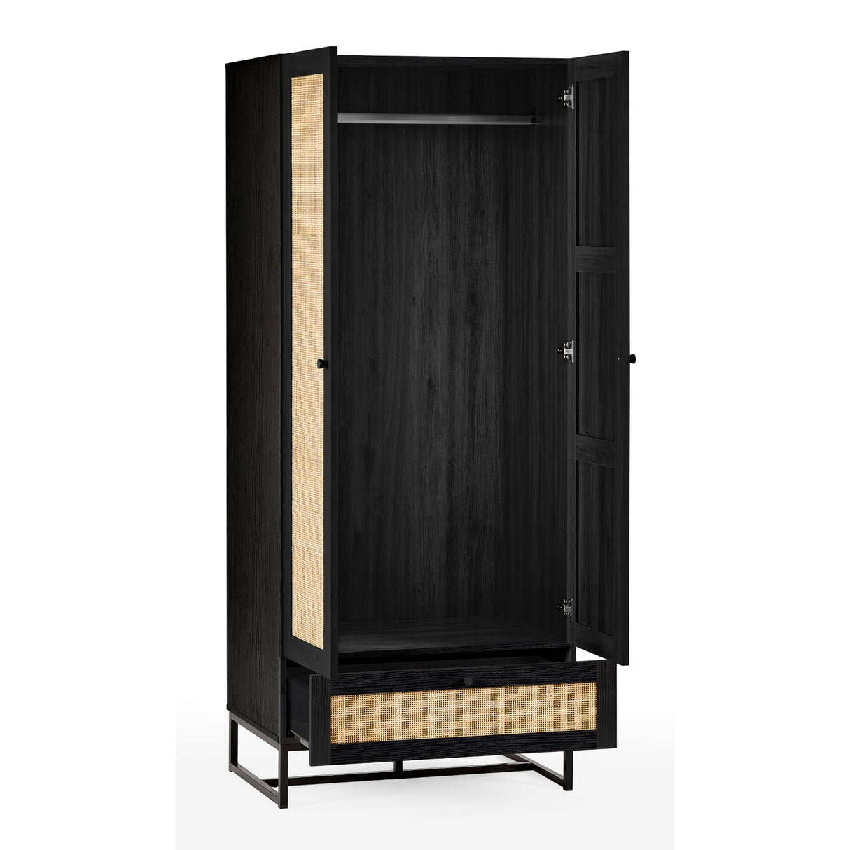 Wooden Wardrobe With 2 Doors And 1 Drawer - Padstow