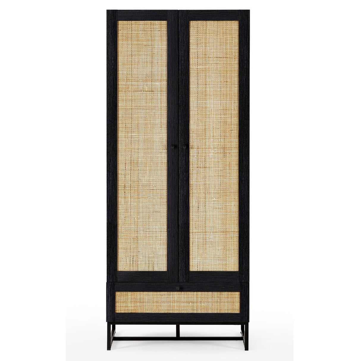 Wooden Wardrobe With 2 Doors And 1 Drawer - Padstow
