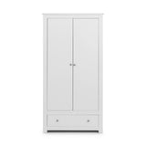 Wooden Wardrobe With 2 Doors And 1 Drawer - Radley