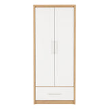 Wooden Wardrobe With 2 Doors And 1 Drawer - Seville