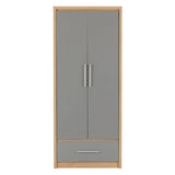 Wooden Wardrobe With 2 Doors And 1 Drawer - Seville