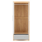 Wooden Wardrobe With 2 Doors And 1 Drawer - Seville