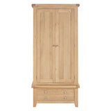 Wooden Wardrobe With 2 Doors And 1 Drawer - Windsor