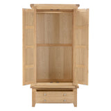 Wooden Wardrobe With 2 Doors And 1 Drawer - Windsor