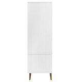 Wooden Wardrobe With 2 Doors And 2 Drawers - Molde