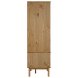 Wooden Wardrobe With 2 Doors And 2 Drawers - Otta