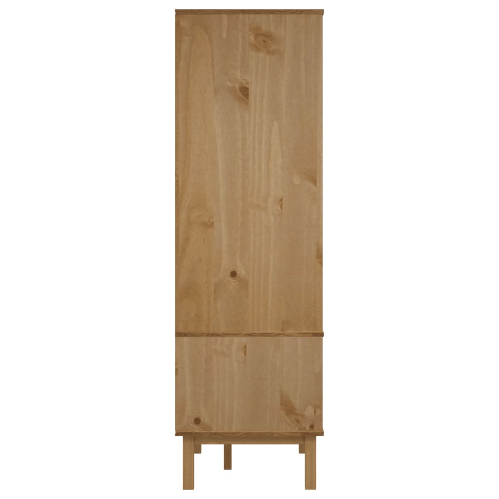 Wooden Wardrobe With 2 Doors And 2 Drawers - Otta