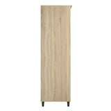 Wooden Wardrobe With 2 Doors And 2 Drawers - Stockholm