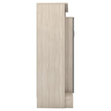 Wooden Wardrobe With 2 Doors And Open Shelf - Nevada