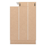 Wooden Wardrobe With 2 Doors And Open Shelf - Nevada