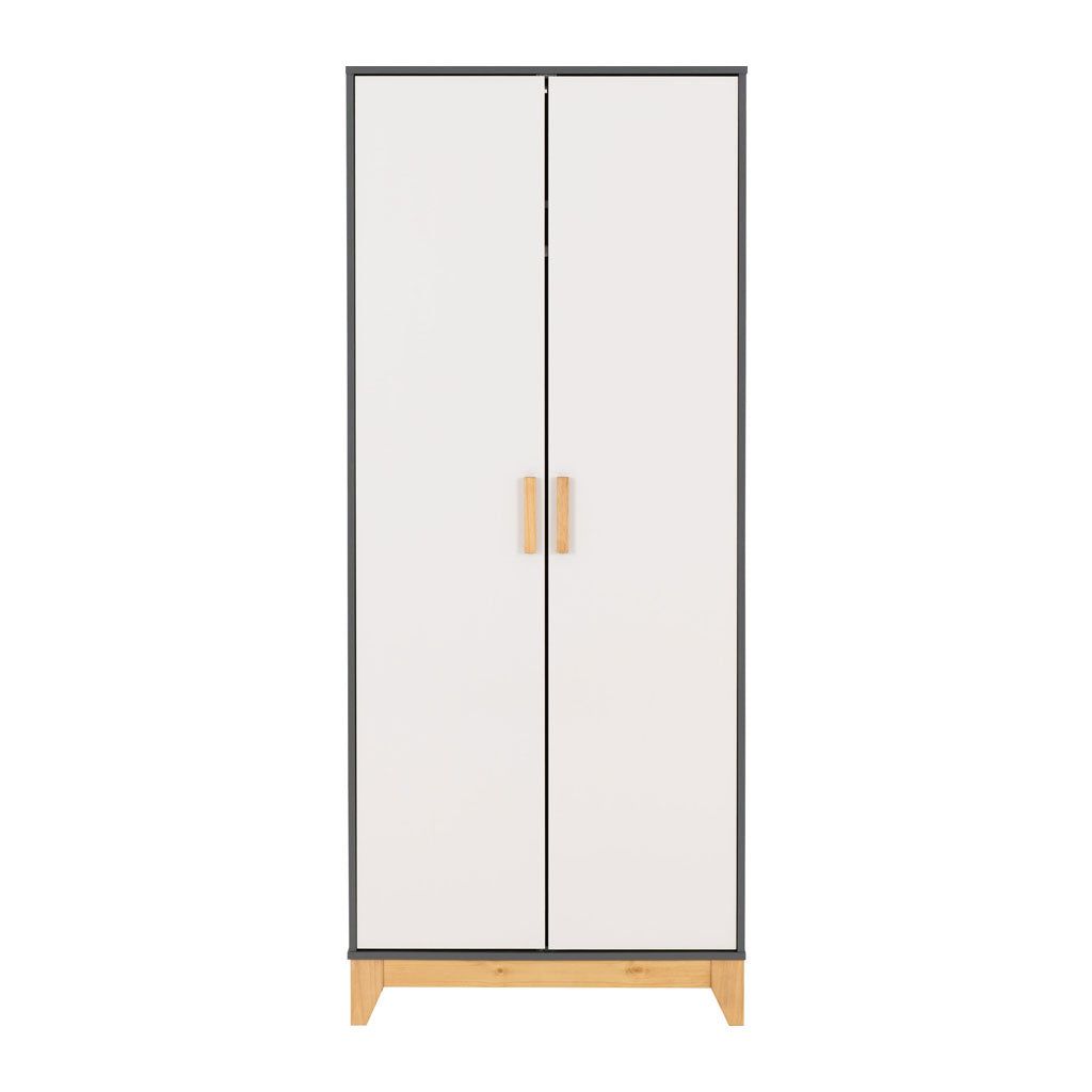 Wooden Wardrobe With 2 Doors - Cleveland
