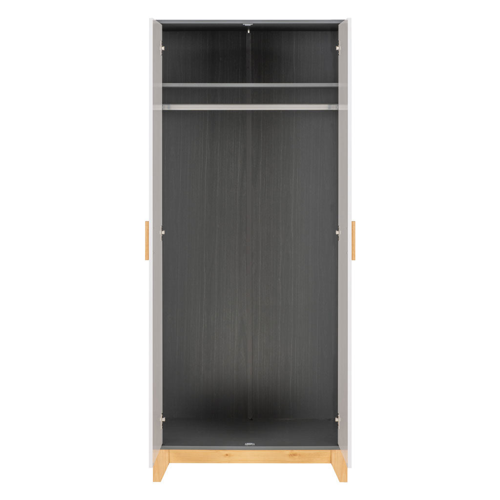Wooden Wardrobe With 2 Doors - Cleveland